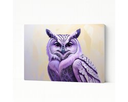 Uil – interieurdecoratie – woonaccessoires – Canvas schilderij – 150x100 cm