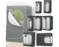 UISBERT Kweektent Grow Tent Kweektent Kit voor Planten Kweektent Kas Kweekkast voor Homegrow Indoor Kweektent Kweekruimte Tuin Kweek Groenten Kruiden Kweekkast (40x40x120cm)