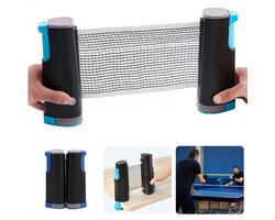 Uitschuifbaar Tafeltennisnet – maximaal 180 cm – Universeel Pingpong Net voor Elke Tafel – Draagbaar & Stevig