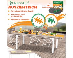 Uitschuifbare 180-240 cm Tuin- en - Tuin- Eettafel | Ronde Rechthoekige - Medahomestore