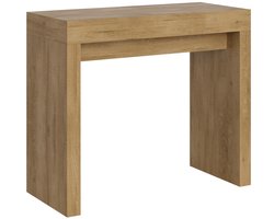 Uitschuifbare console 90x40/196 cm Roxell Small Oak Nature