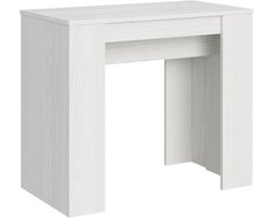Uitschuifbare console 90x48/308 cm Basic Wit Essen