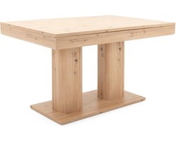 Uitschuifbare eettafel Heidelberg 140/220 - artisan eik