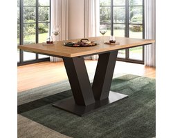 Uitschuifbare Eettafel Motion Emob - Artisan & Grijs - 150-190x76x90 Cm
