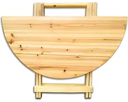 Uitschuifbare Eettafel - Opvouwbare Houten Tafel - Kleine Ruimtes - Ruimtebesparend Ontwerp - Niet Gespecificeerd - Natuurlijk