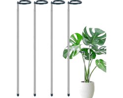 Uitschuifbare plantenstandaard - Uitschuifbare plantenstengelsteun - Weerbestendig - Tuingereedschap voor binnen en buiten - Geschikt voor Monstera deliciosa, groenten, bloemen, klimplanten, goudsbloemen, enz.