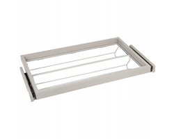 Uitschuifbare Schoenenlade voor Kasten - 90cm - Steen Grijs