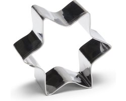 uitsteekvorm Ster 8 cm RVS zilver