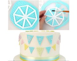 Uitsteekvorm Vlaggetjeslijn Set van 3 Stuks