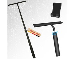 Uittrekbare Douchewisser 95 cm | Raamwisser zonder Boren voor Makkelijk Schoonmaken | Multifunctionele Rekcleaner voor Douchedeuren, Spiegels en Ramen