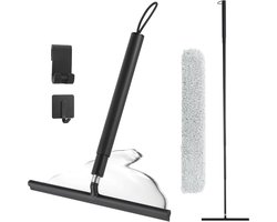 Uittrekbare douchewisser met siliconen trekker - 33-146 cm, ideaal voor badkamer, spiegel en tegels