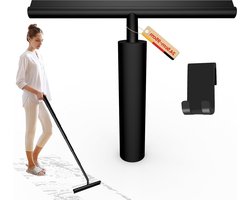Uittrekbare Douchewisser zonder boren Raamtrekker voor Douche Spiegels Ramen - Zwart Window wiper