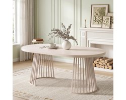 Uittrekbare eettafel - Verstelbare tafel - Grote diners - Ruimtebesparend ontwerp - 100-176 cm - Kasjmier