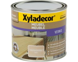 Uitverkoop Xyladecor Meubel Vernis - Antraciet - Satin - 0.5L