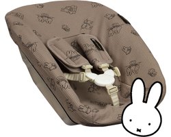 Ukje-Nijntje Newborn Hoes Tripp Trapp geschikt voor Stokke Tripp Trapp Newborn Set - Oud model met diep bakje - Premium Kwaliteit - Perfecte Pasvorm - Beschermt je Stoel - Makkelijk Wasbaar - Zacht Katoen - Taupe Nijntje
