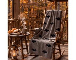Ulisem - Halloween Fleece Dekbed Plaid 100X70 Cm - Halloween Decoratie - 3D Pompoen Print - Zachte Pluche Lap Deken - Voor Bank Bed Reizen Woonkamer - Herfst Feestdagen Huisaccessoire