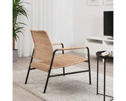 ULRIKSBERG fauteuil, rotan, antraciet, 76x67x74 cm duurzaam en gemakkelijk te onderhouden. Rotan fauteuils. Stoelen & chaise longues. Zitbanken & fauteuils. Meubels. Milieuvriendelijk.