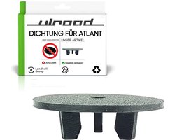ULROAD 2 stuks Afdichting geschikt voor Ikea Atlant Domsjö Spoelbak - gootsteen reserveonderdeel - accessoire zeefmand