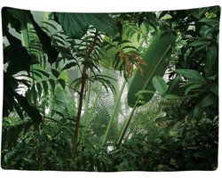 Ulticool Wandkleed 200x150 cm - Planten Jungle Safari Natuur - voor Binnen - Wandtapijt Wanddoek Stof Poster Decoratie Woonkamer Slaapkamer - Aesthetic Room Decor - Cadeau Idee - Cadeaupakket - Pakket - Top 10 - Kados