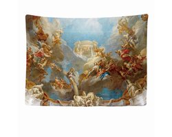 Ulticool Wandkleed 200x150 cm - Romeinen Bijbel Christelijk - voor Binnen - Wandtapijt Wanddoek Stof Poster Backdrop Frame Decoratie Woonkamer Slaapkamer Kamer Aesthetic Room Decor HSV Nederlands - Christelijke Cadeaus Vrouwen Tiener Meisje