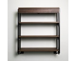 Ultimate Premium Product - Opklapbare Tafel - Wandtafel - Keukentafel - Murphy Opvouwbare Tafel - Wandbureau - Bureau Inklapbaar - Multifunctioneel bureau & Plank - MDF