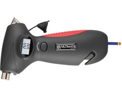 Ultimate Speed 5-in-1 bandenspanningsmeter voor luchtdruk en profieldiepte - digitale drukmeter, noodhamer, gordelsnijder, profieldieptemeter , bandenspanningscontrole