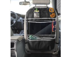Ultimate Speed Autostoel Organizer - Koeltas & Tablethouder - Geschikt voor: alle autostoelen - Met versterkte randen - Praktische opberger voor onderweg - Beschermt de achterkant van de zitting tegen vuil