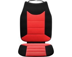 Ultimate Speed Autostoelkussen Rood – Universeel Zitkussen Auto – Extra Comfort & Bescherming – Geschikt voor Stoelen met Zijairbag