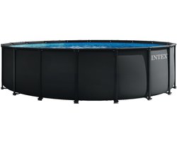 Ultra XTR Frame pool zwembadset Ø549x132cm - Inclusief zandfilterpomp +trap +grondzeil +afdekzeil - Opzetzwembad - Afmetingen: Ø549 cm x H132 cm - Vorm: rond - Inhoud: 26.423 L