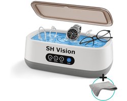 Ultrasoon Reiniger 640ml – Brillenreiniger – Sieraden Reiniger – Brillenbad – Ultrasoon Reinigingsapparaat – Inclusief Doekje – SH Vision