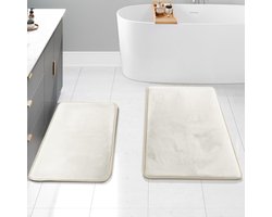 Ultrazachte Antislip Badkamermat - Absorberend Fluwelen Traagschuim