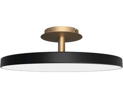 Umage Asteria Up Large Plafondlamp Black - Plafonnière - Metaal - LED lamp - Dimbaar - Ø60 cm - Wit