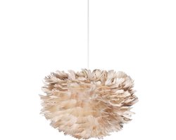 Umage Eos Mini hanglamp light brown - met koordset wit - Ø 35 cm