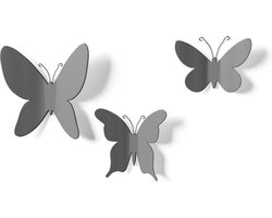 Umbra Decoratieve objecten Mariposa Wall Decor -9 Grijs
