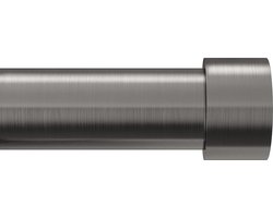 Umbra gordijnroede Cappa Single 3,2 cm - 91 - 183 cm - gun metal