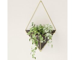 Umbra Trigg muurdisplay, Dolomiet, Zwart/goud