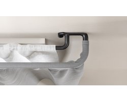 Umbra Twilight uitschuifbare dubbele gordijnroede