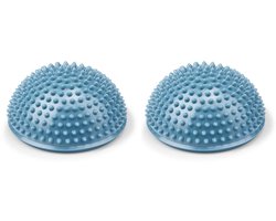 Umbro Evenwichtsbal Set van 2 - Balanskussens voor Evenwicht en Stabiliteit - Balance Pods Geschikt voor Revalidatie en Coördinatie Training - Max. 150 KG - Ø16 x 8 cm - Blauw