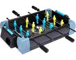 Umbro Tafelvoetbal Tafelmodel - 5-in-1 Tafelspel - 40 x 30 x 25 CM - Tafelvoetbalspel - Voetbal, Hockey, Basketbal, Tennis en Bowlen - Zwart/Blauw
