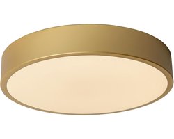 UNAR - Plafonnière - Ø 30 cm - LED 3 StepDim - 1x18W 2700K - Mat Goud/Messing