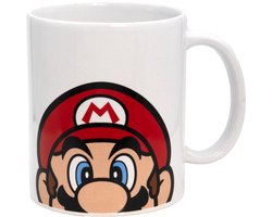 Undercover Super Mario mok - kleurrijke beker met Mario print 325ml.