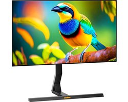 unho TV-tafelstandaard 40–75 inches met 45°-draaifunctie – in hoogte verstelbaar – stevige stalen tv-standaard