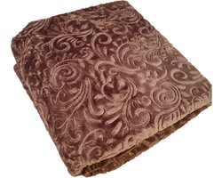 Uni Woondeken - Luxe deken - 220x160cm - Bruin