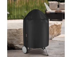 Unicook Waterkoker BBQ Cover - Heavy Duty Waterdichte Oxford Stof - Compatibel voor Weber 57cm Houtskool Barbecues - Char-Broil Brinkmann - 70 cm x 96 cm (277 inch Dia x 38") - Beschermhoes voor Ronde Barbecue Greeg egg hoes