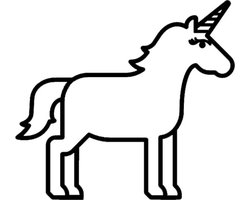 Unicorn - Paard met hoorn, Eénhoorn -- Woondecoratie Interieur Interieurdeco Muurdecoratie Living Keuken Woonkamer Hout Zwart Wand Kader EenhoornMuur Interieur Bureau Art Abstract Animal Fairy Sprookjes Cadeau Geschenk Deco Wand Wood Laser Pinterest