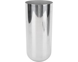 Uniek Design Zilveren Vaas Bloemen Woondecoratie Bruiloft 23 X 10 Cm