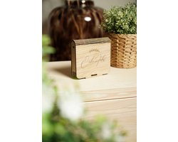 Uniek Echo Foto Kistje - Eiken - Kraamcadeau - Echo Foto's bewaren - Fotokistje - Hout&Herinnering