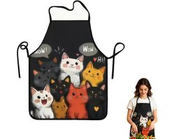 Uniek Italiaans design keukenschort voor heren, grappig kookschort met spreuken, ideaal cadeau voor thuiskoks, vuilafstotend en lichtgewicht, 60 x 80 cm, perfect voor koken en barbecueën