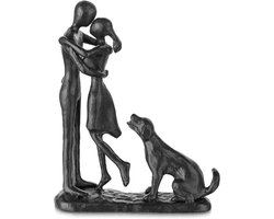 Unieke ijzeren verjaardagscadeaus voor haar - Liefde sculptuur, metalen figuren voor koppels, perfect voor bruiloften en speciale gelegenheden