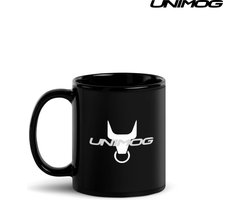 Unimog mok zwart unimog stier logo